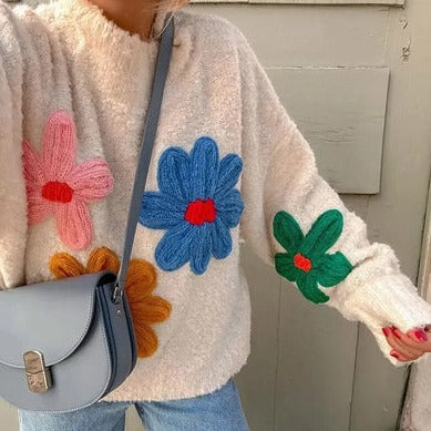 Julia | Women's Sweater | Cozy Knit, Modern Style, Size S-2