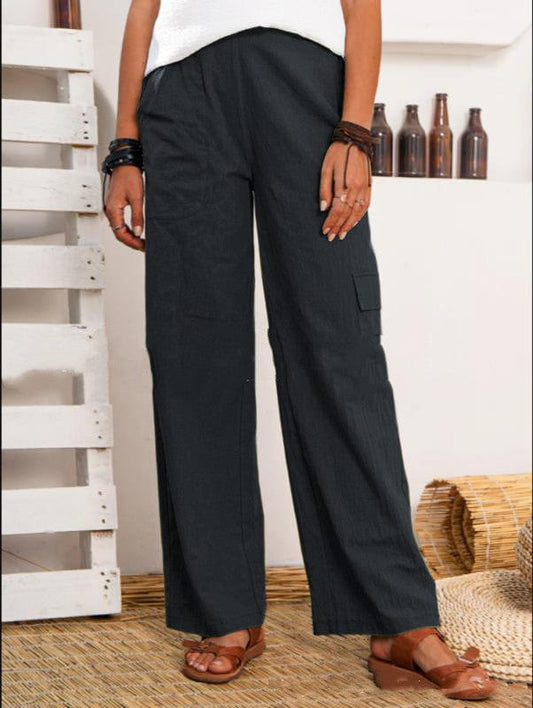 Heidi | Cargo Pants for Women | Black Cargo Pants | Cargo Trousers-2