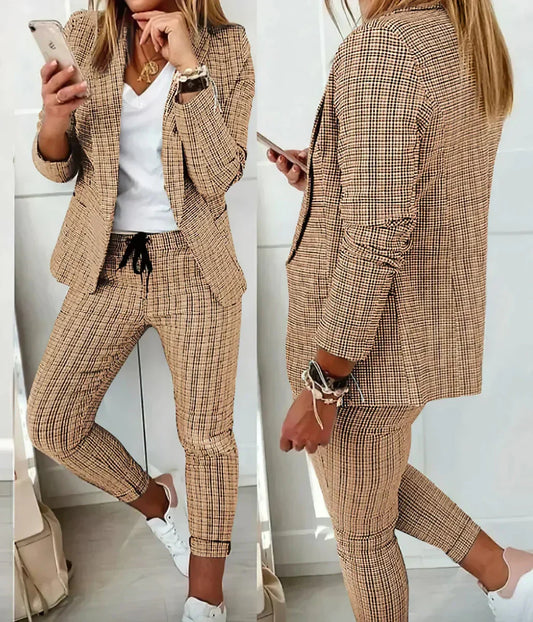 Sofia | Women's Suit | Pant Suits for Women, Elegant Black Two-Piece Outfit-2