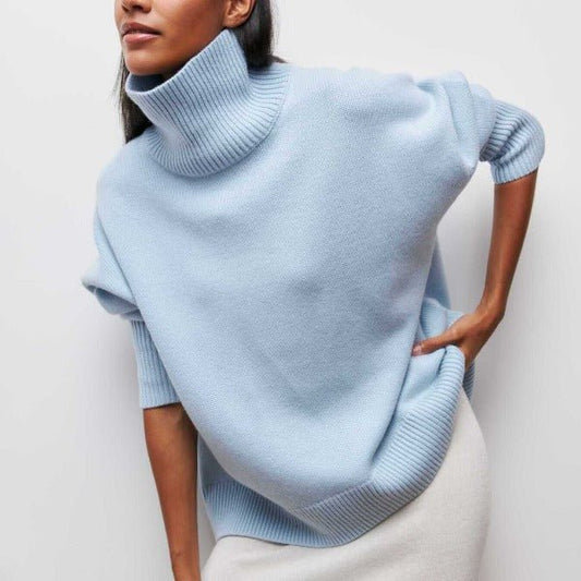 Variant image for Bodil | Turtleneck Sweater | Black Turtleneck, Cozy Roll Neck Jumper-1