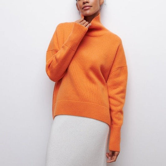 Variant image for Bodil | Turtleneck Sweater | Black Turtleneck, Cozy Roll Neck Jumper-2