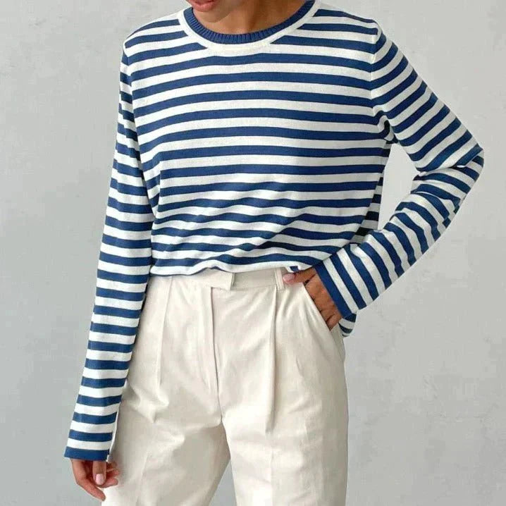Dagmar | Sweater | Sweaters for Women, Striped, Loose Fit-4