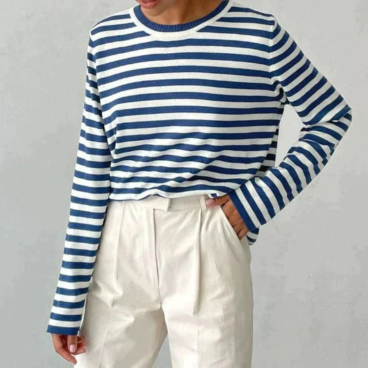 Dagmar | Sweater | Sweaters for Women, Striped, Loose Fit-4