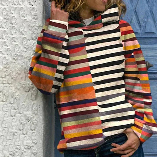 Variant image for Ebba | Oversized Hoodie | Multicolored, Loose Fit-1