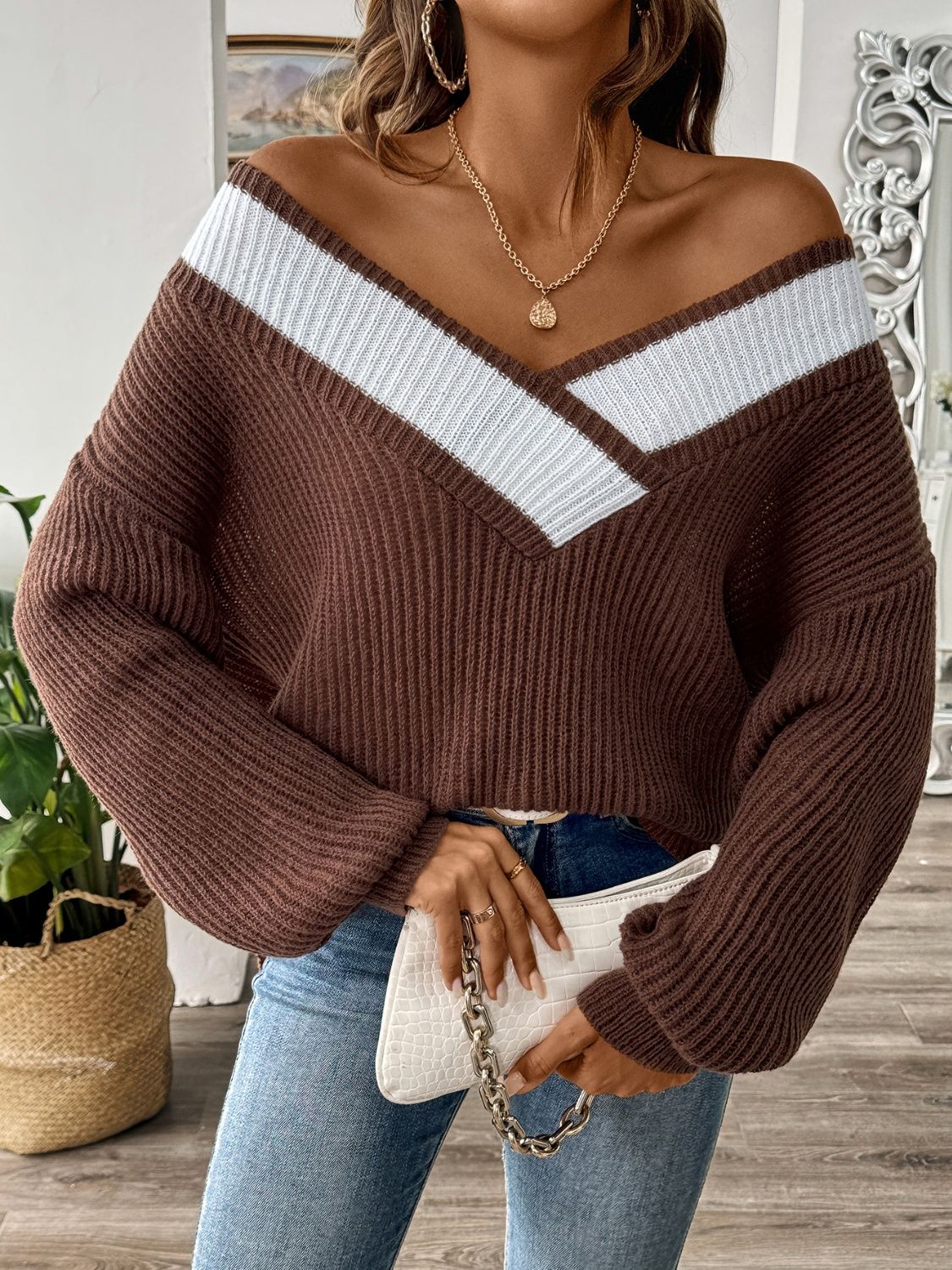 Variant image for Raquel | Sweater | Sweaters for Women, Comfortable | One Size-1