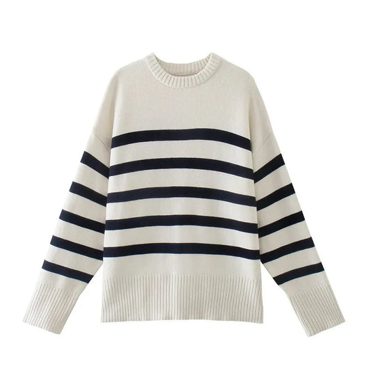 Rosalind | Sweater | Sweaters for Women, Knitted Multi-Stripe One Size-1