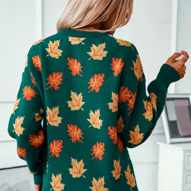 Willow | Sweater | Sweaters For Women, Autumn Leaves, Size M-2
