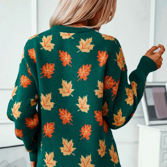 Willow | Sweater | Sweaters For Women, Autumn Leaves, Size M-2