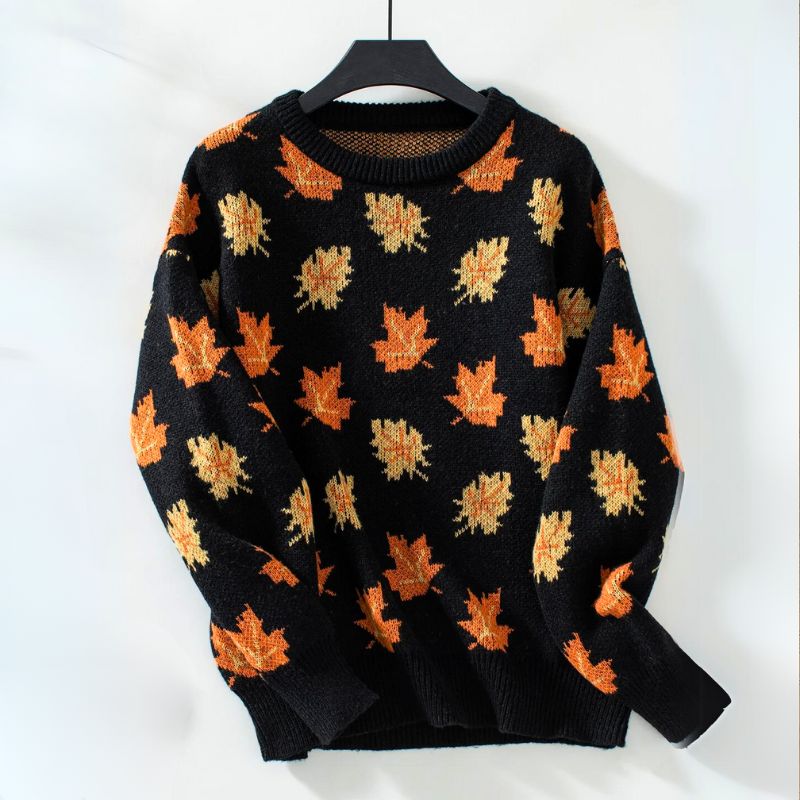 Variant image for Willow | Sweater | Sweaters For Women, Autumn Leaves, Size M-5