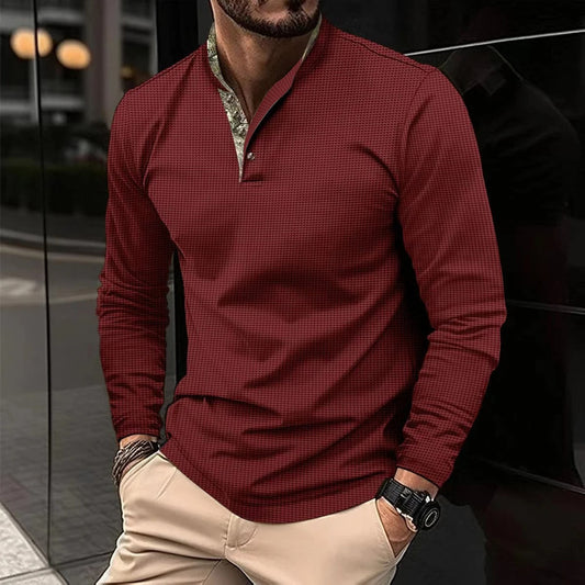 Hugo | Long Sleeve Polo Shirt | Mens Polo Shirts, Polo Shirt | Navy Blue-1